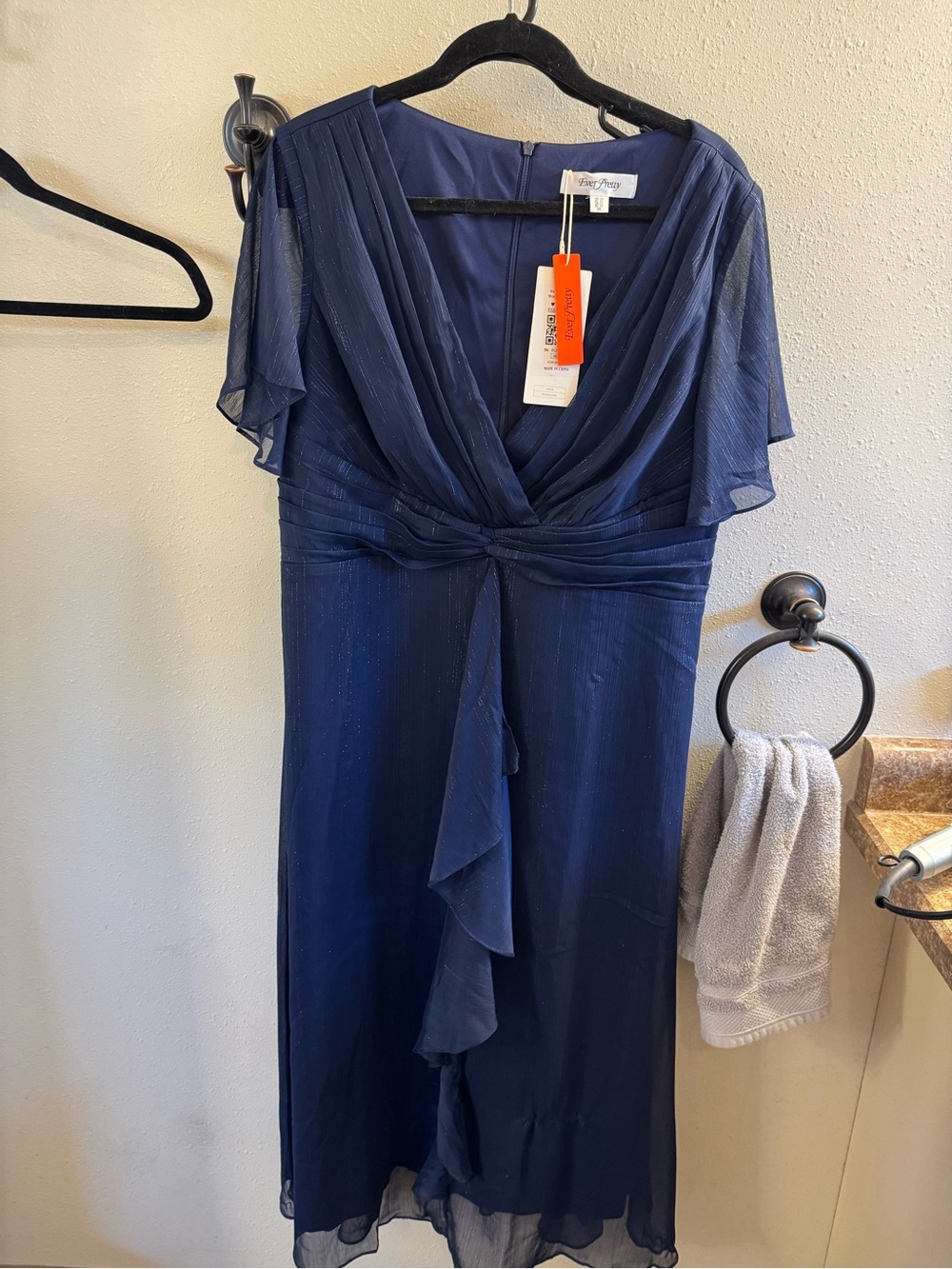 Navy Blue Women's Evening Dress - Lauren Ralph Lauren